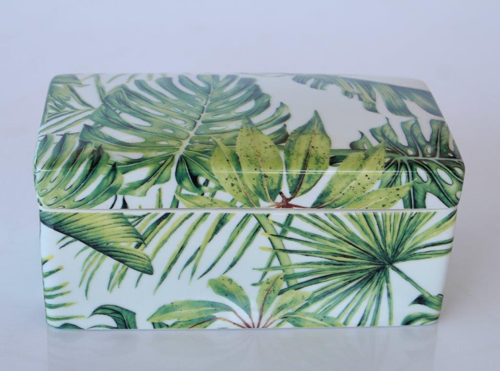 Rectangular Palm Leaf Box With Lid